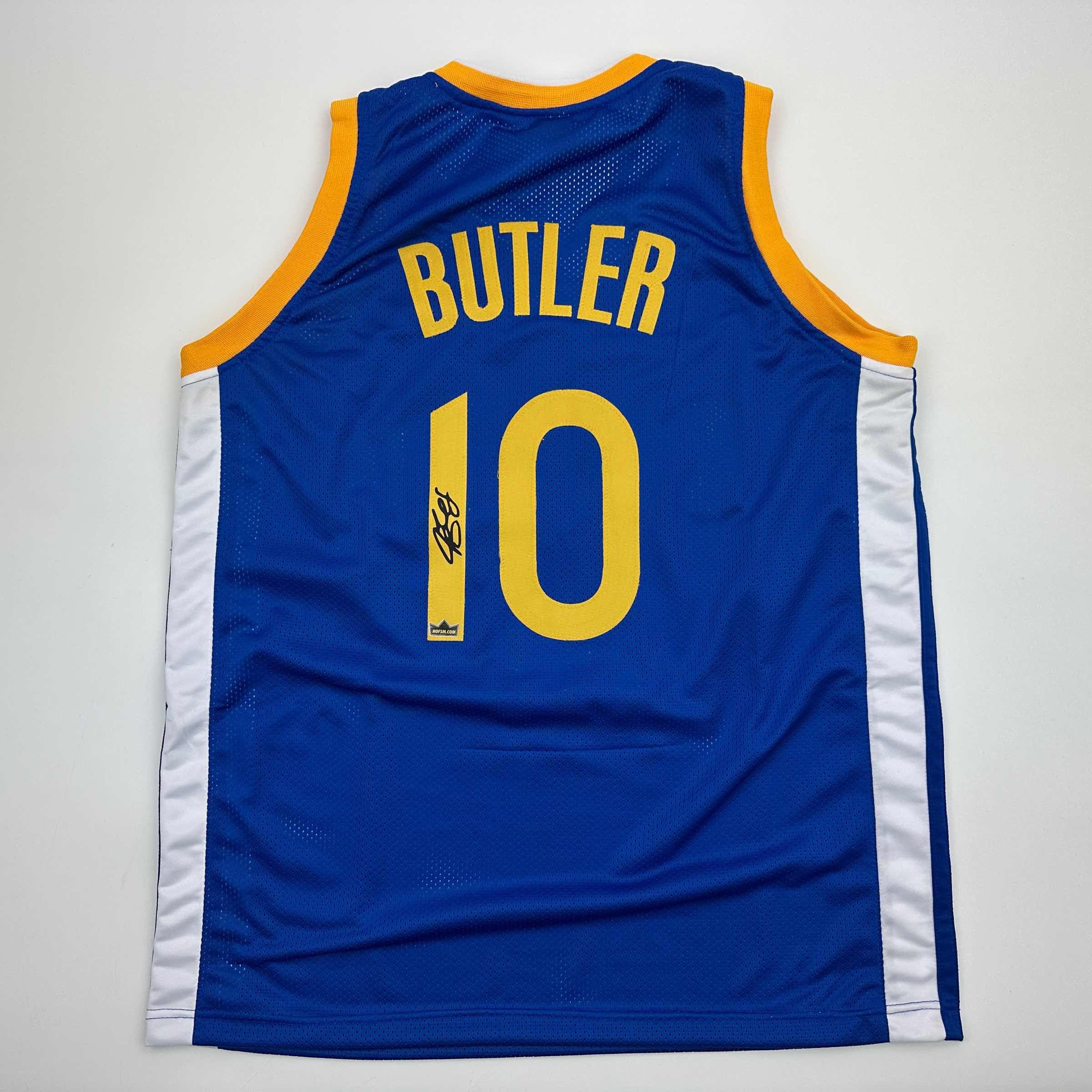 Facsimile Autographed Jimmy Butler Golden State Blue Reprint Laser 