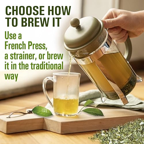 Miniatura 6 de Anahí Mate - Leaf & STEM Premium Loose Leaf Yerba Mate - 14.1 oz  Orgánica, sostenible y sin humo  Beneficios energéticos naturales y nutricionales