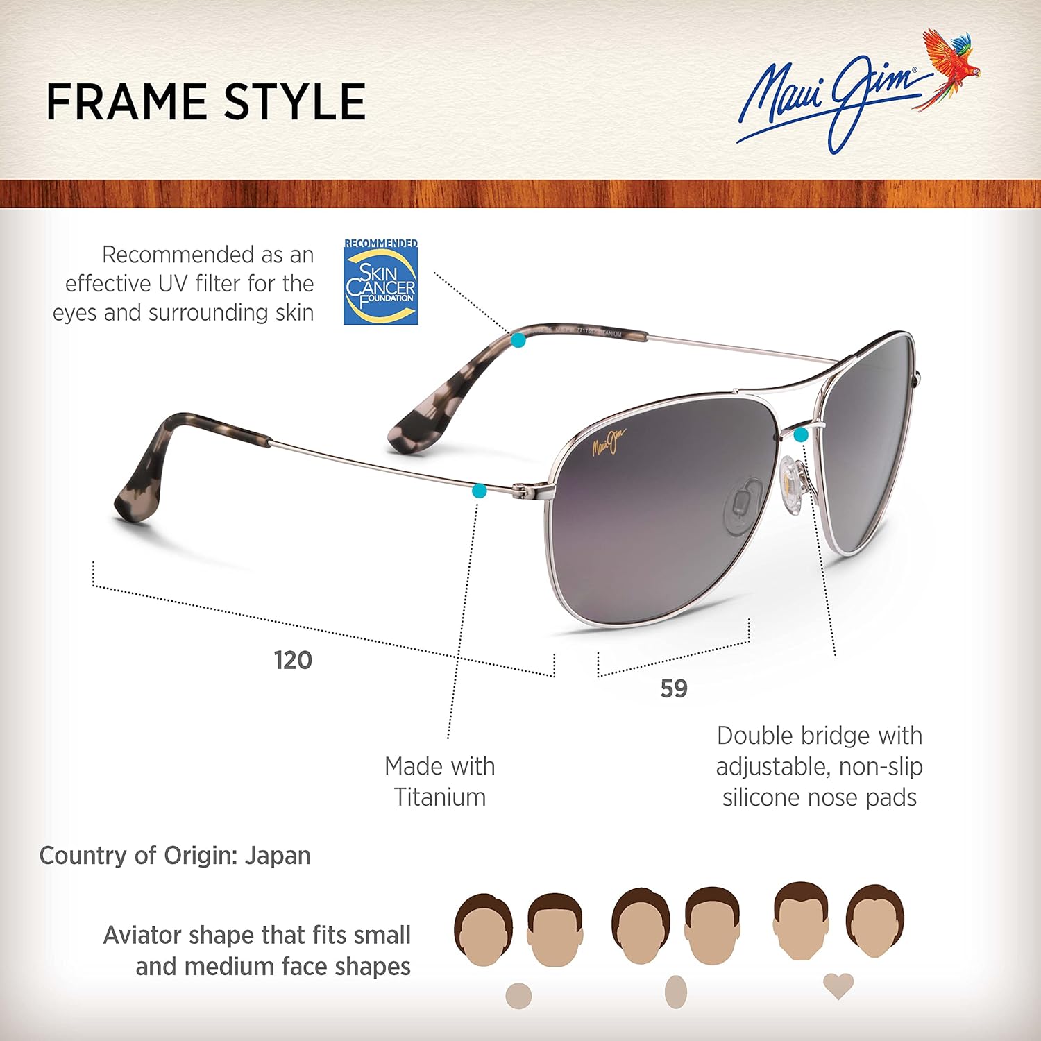 Miniatura 6 de Maui Jim Cliff House gafas de sol polarizadas