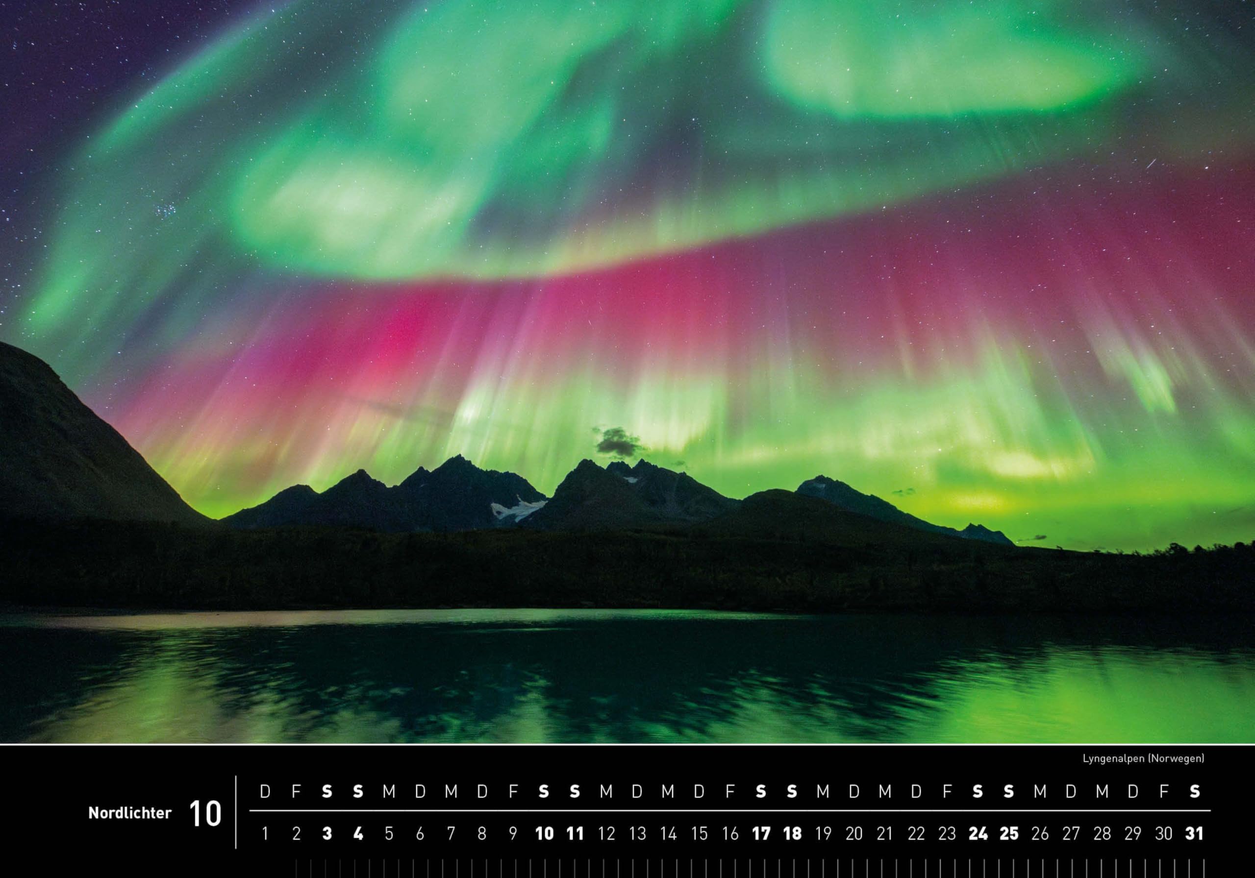 Nordlichter Premiumkalender 2026