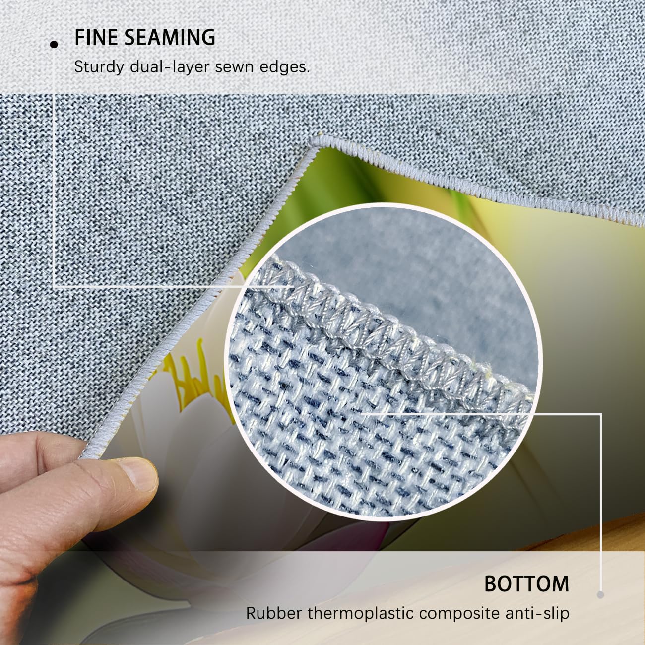 Méditation 180x270cm Tapis Chambre Pierres empilées et imprimé Lotus Moquette à Poil Bas et Confortable Facile à Nettoyer pour Le Salon Spa Studio Yoga décoration du Sol