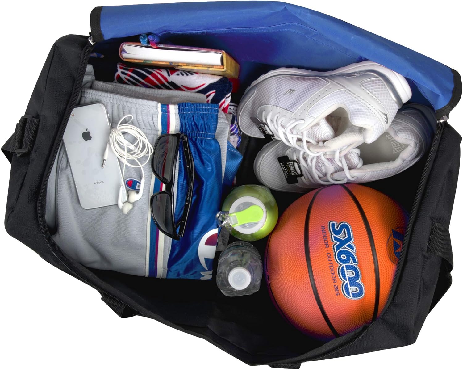 24 Pack Reflective Duffle Bags Bulk for Homeless Adults, Gym, Foster Kids Bulk Duffel Bags Wholesale (Men's Colors Pack)