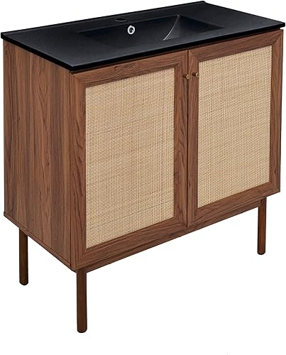 Vista 476 de Swiss Madison Classe - Lavabo de baño de roble de 24 pulgadas incluido