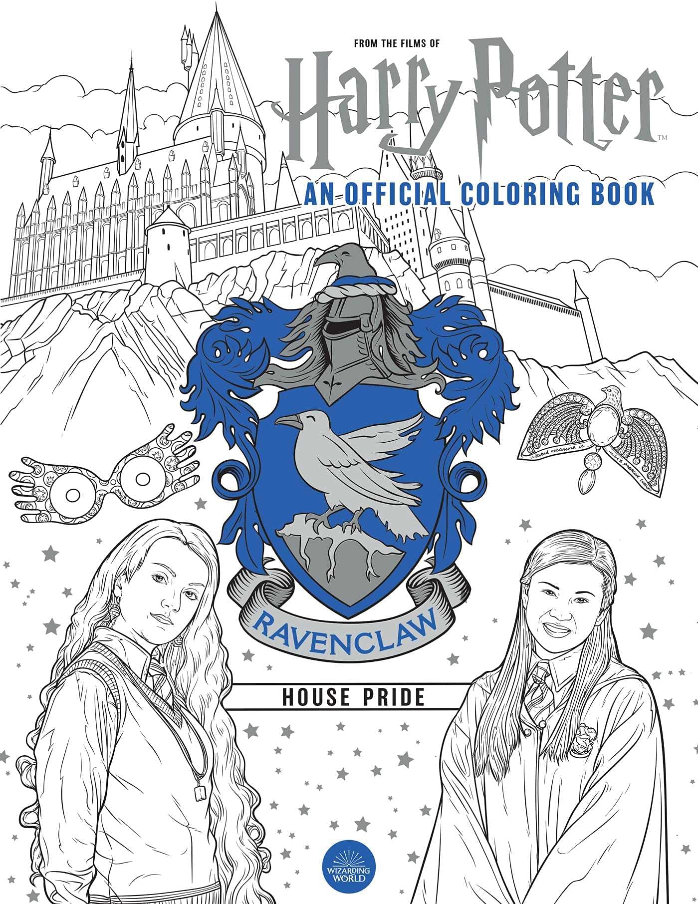 Harry Potter The Official Colouring 4 Books Collection Set (Ravenclaw House Pride, Gryffindor House Pride, Hufflepuff House Pride & Slytherin House Pride) - Image 5