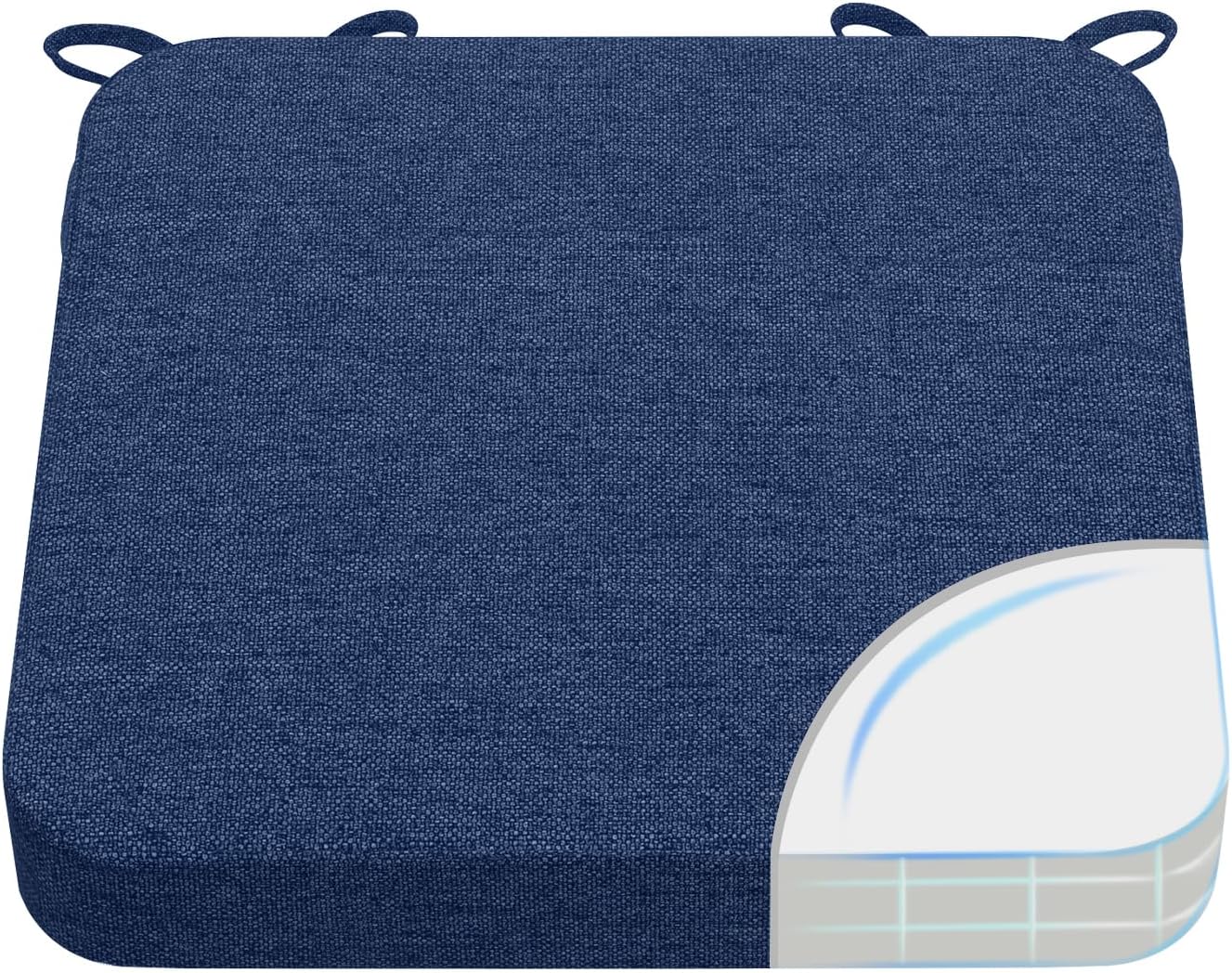 AAAAAcessories Square Chair Cushions for Dining Chairs with