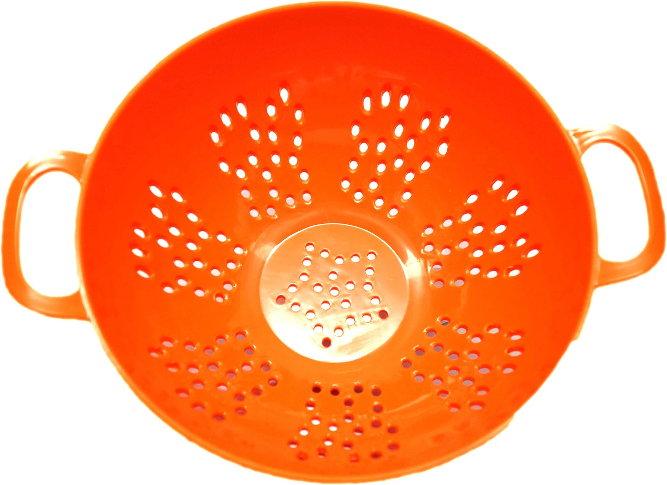 Culinary Elements Mini Colander with Handle, Orange, 1-Pack