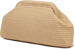 Dreubea Womens Striped Knit Evening Clutch Bag Lady Fashion Modern Handbag