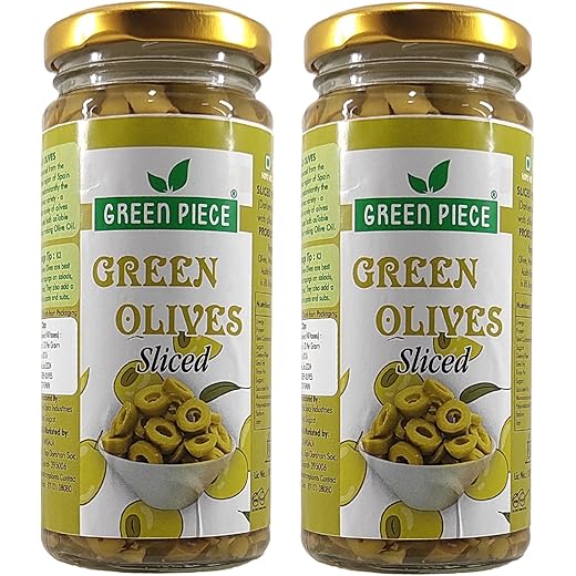 K3 Masala Green Piece Green Olives Sliced230GmPack Of 2