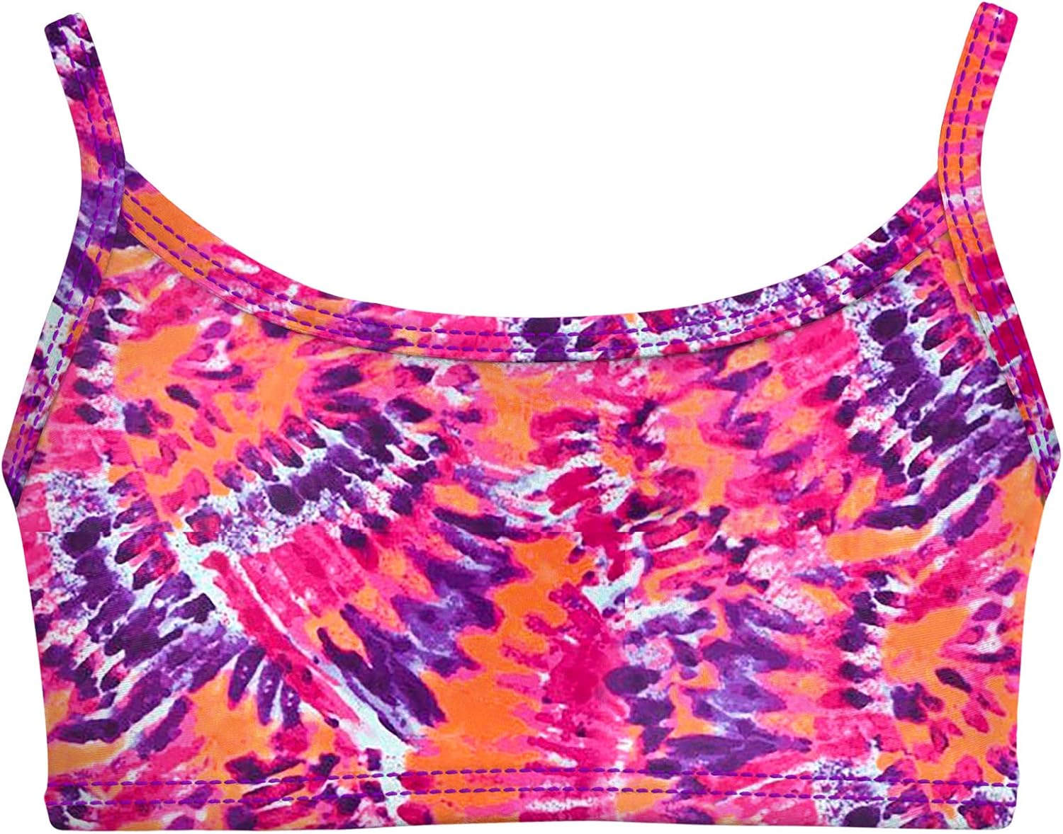 City Threads Girls Bikini Top Active Wear UPF50+ Rash Guard for Beach