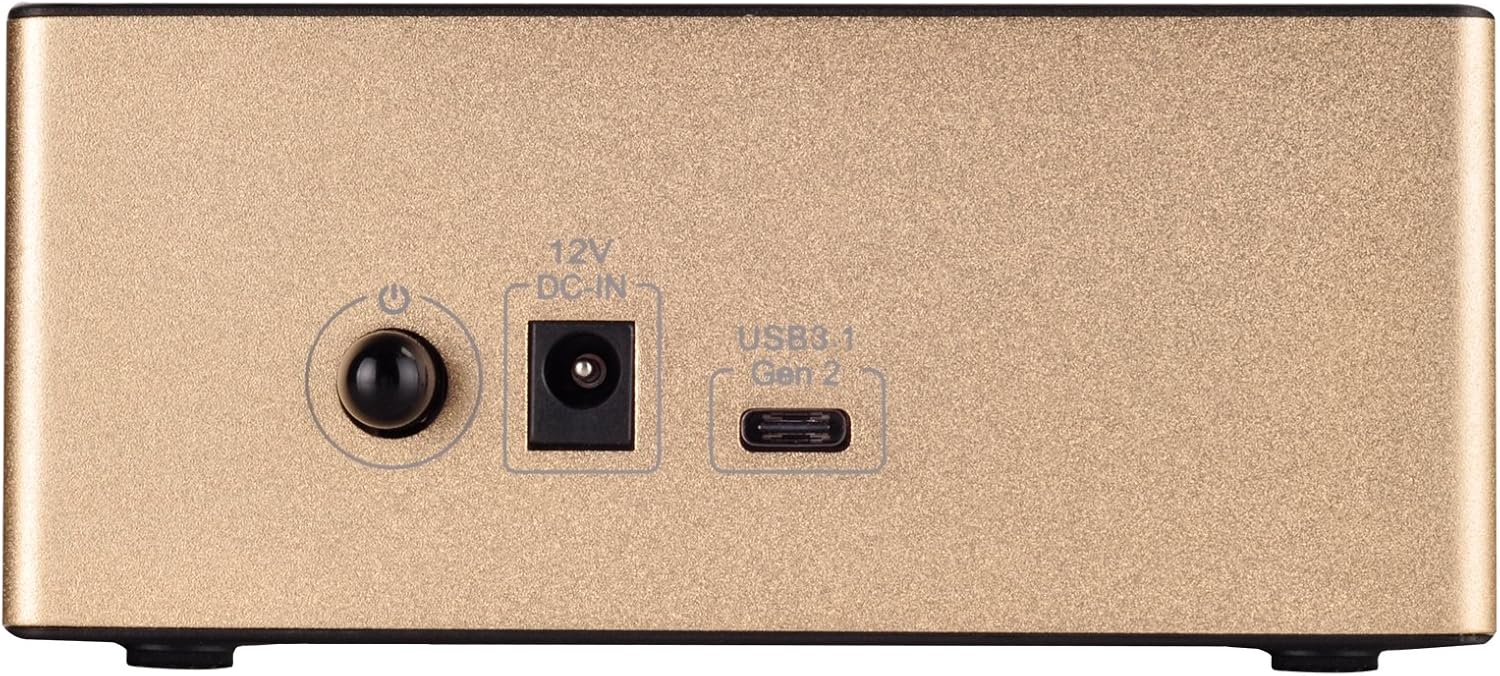 SilverStone Technology External Hard Drive Docking Station Supports One 2.5" or 3.5" Drive RL-TS11G-C