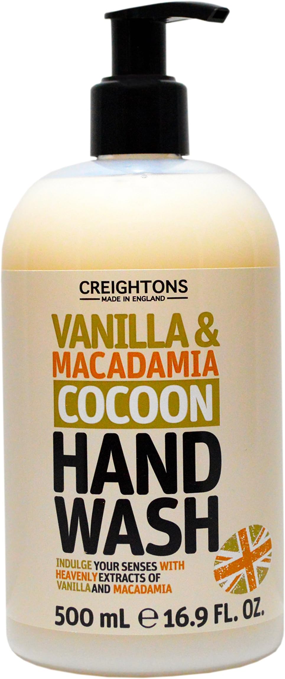 Creightons Ingredients Hand Wash, 500 ml, Vanilla and Macadamia
