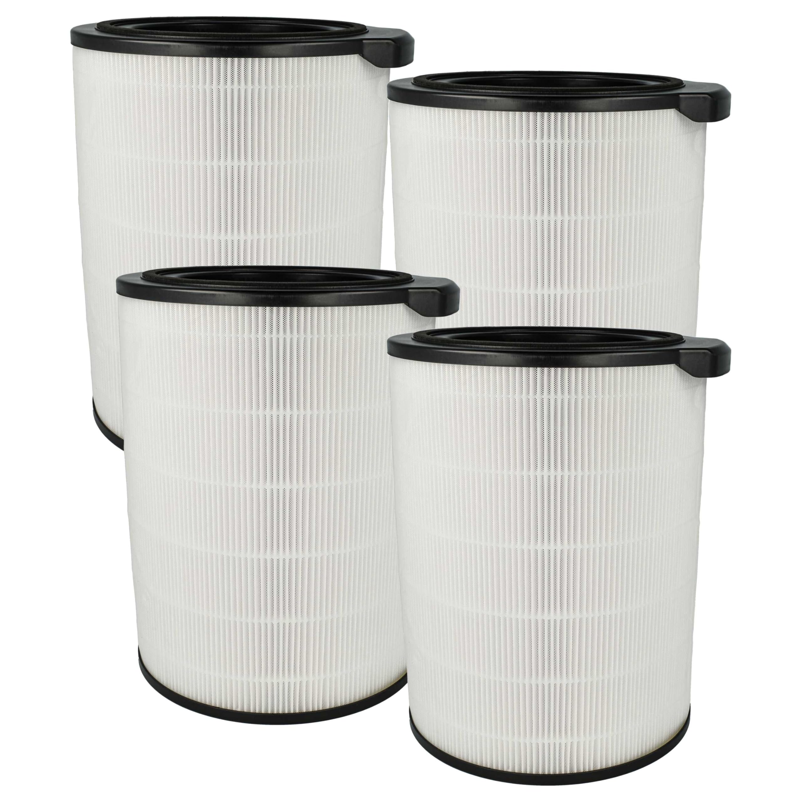 vhbw 4 x filtry kompatybilne z Philips AC3033/10, AC3036/10, 3000 nawilżaczy, oczyszczacze powietrza
