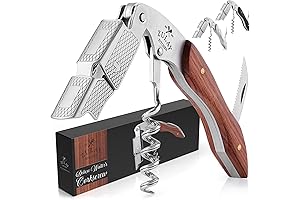 Zulay Professional Waiter's Corkscrew Wine Bottle Opener