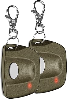 2 for 300MHZ 10 Dip Switch Linear Multicode 3089, 3060, 3070,Mini Keychain Garage Door Remote Transmitter