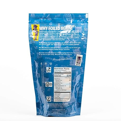 Miniatura 2 de Gelt de Hanukkah de chocolate  Monedas de chocolate belga  Diseños surtidos de Hanukkah  Bolsa sellada y resellable  Kosher OUD  1 libra (chocolate