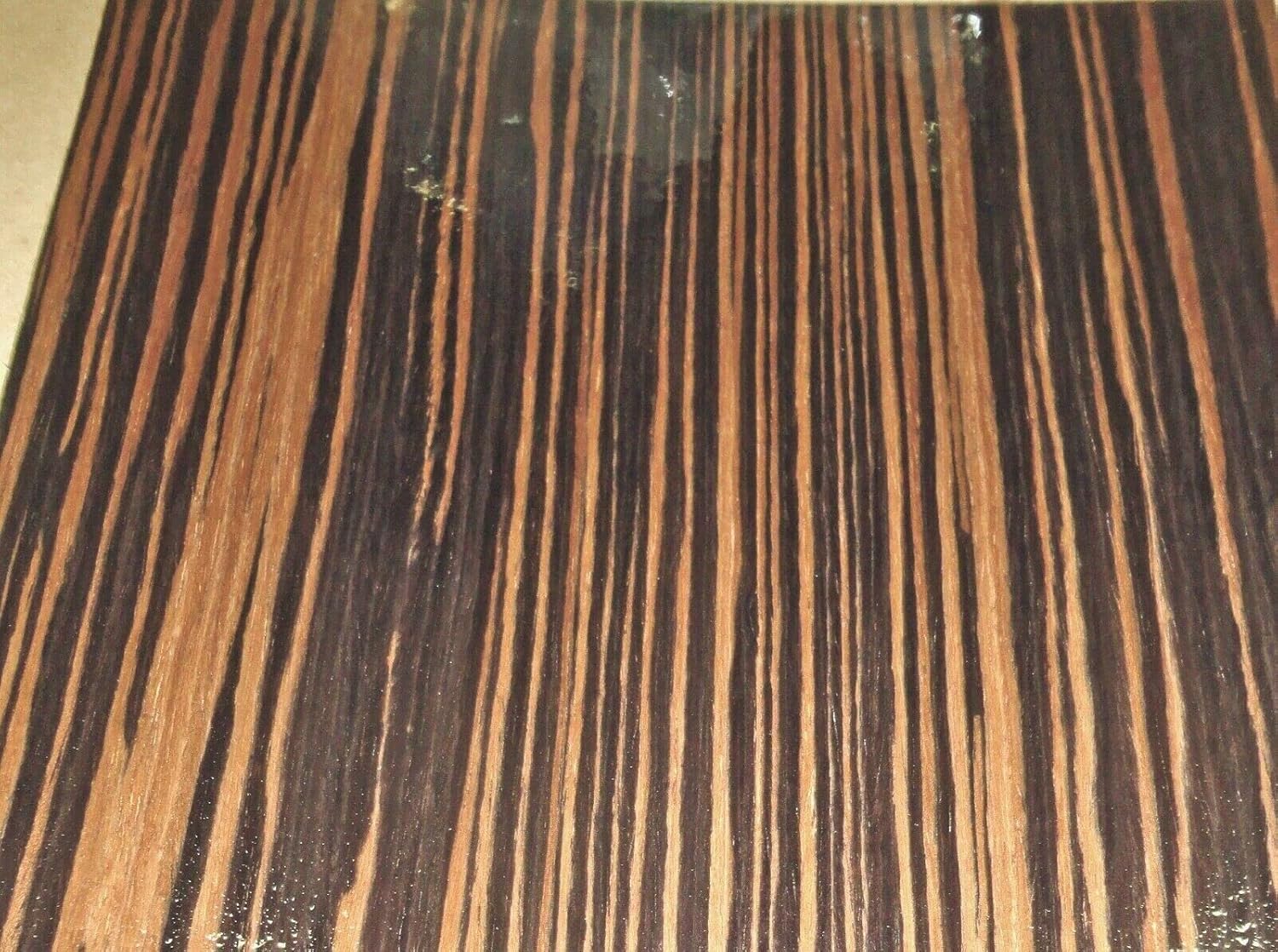 Macassar Ebony Composite Wood Veneer 24" x 120" raw no Backer 1/40" Thick VH1822