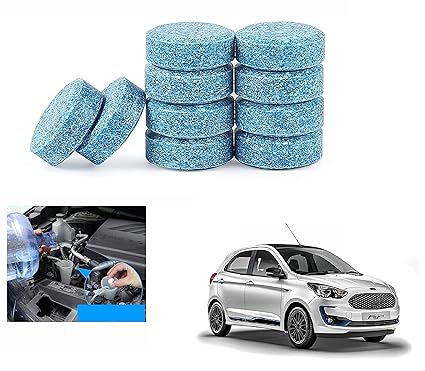 Asryd Car Wiper Detergent Effervescent Tablets Auto Windshield Cleaner Glass Tablets| Better Visibility | Safer Driving | Made in India | for Ford Figo (10 Tablets)
