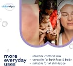 WaterWipes Sensitive+ Soothing Wipes, 3-In-1 Cleans, Cares, Soothes, 99% Water with Botanical Extract, Unscented & Hypoallergenic Baby Wipes, 360 Count (6 Packs)