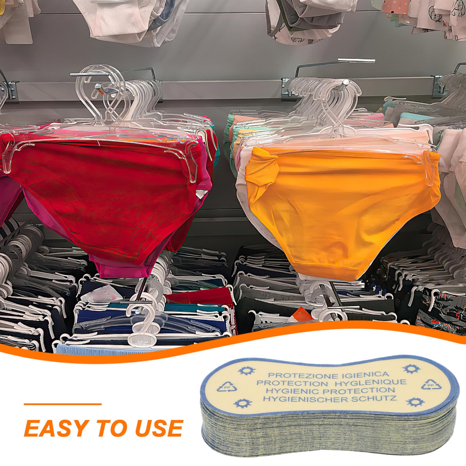 100 Pcs Swimwear Protective Stickers - Clear Adhesive Liners For Bikinis & Lingerie