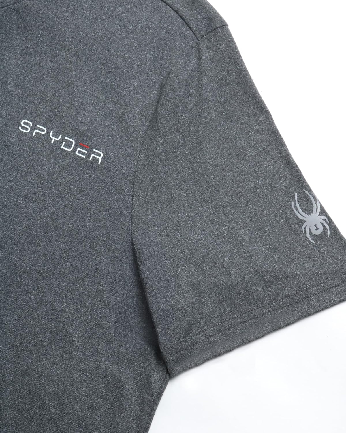 Spyder Mens Active Shirts - Quick Dry Lightweight Short Sleeve Mens Shirts Athletic Performance Gym Workout Shirts for Men - Image 5