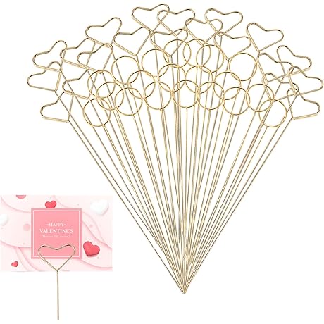 Golden Floral Place Card Holder for Lottery Ticket Holders