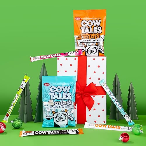 Miniatura 3 de Goetze's Candy Sweet Shoppe Cow Tales Mix - Batido de fresa y manzana de caramelo - 36 unidades - Recipiente - Recién salido de la fábrica