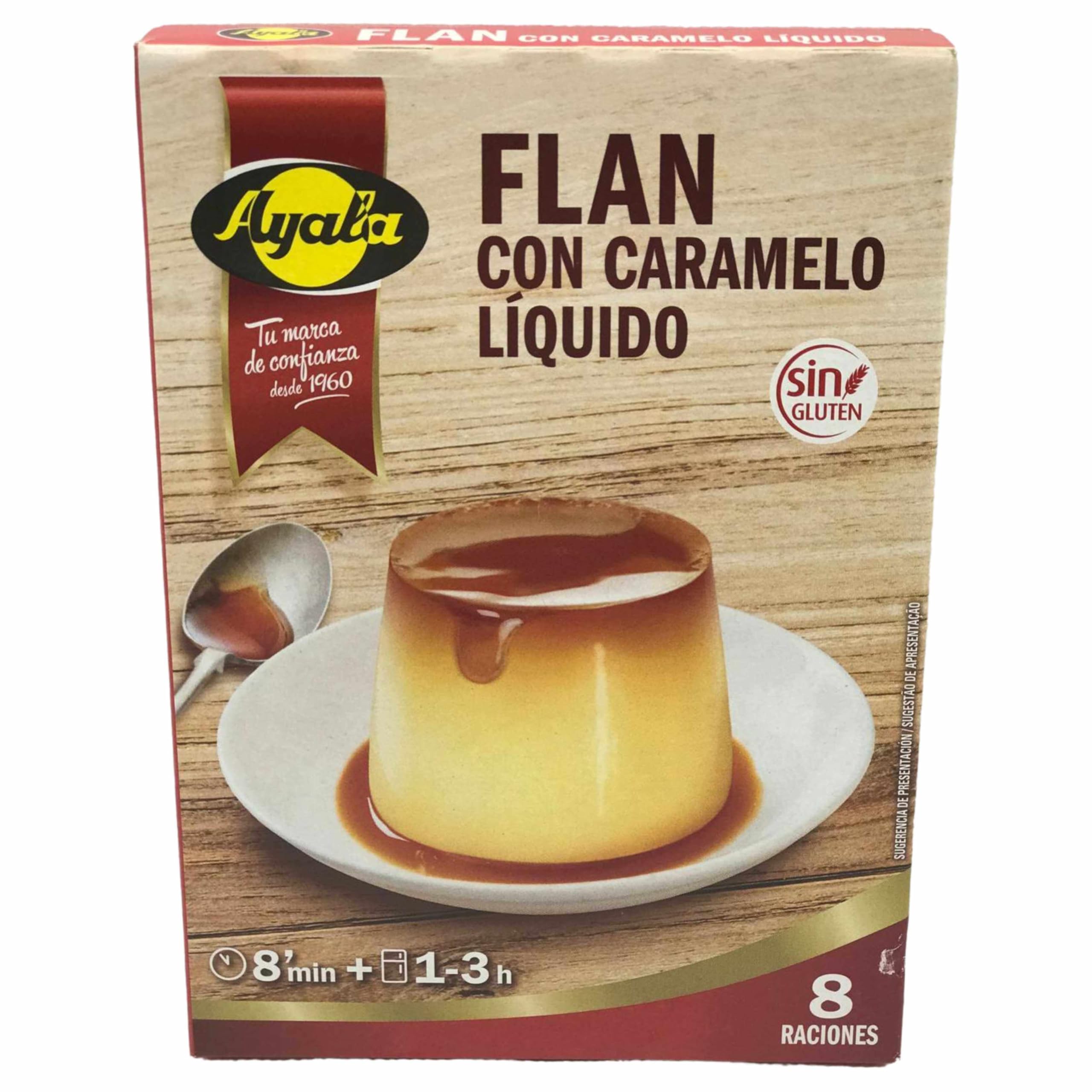 Flan con Caramelo Líquido 186g - Postre Español Clásico