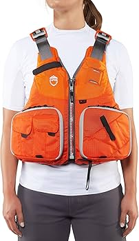 Amazon | NRS ラクフィッシングライフジャケット (PFD)-オレンジ-XS/M