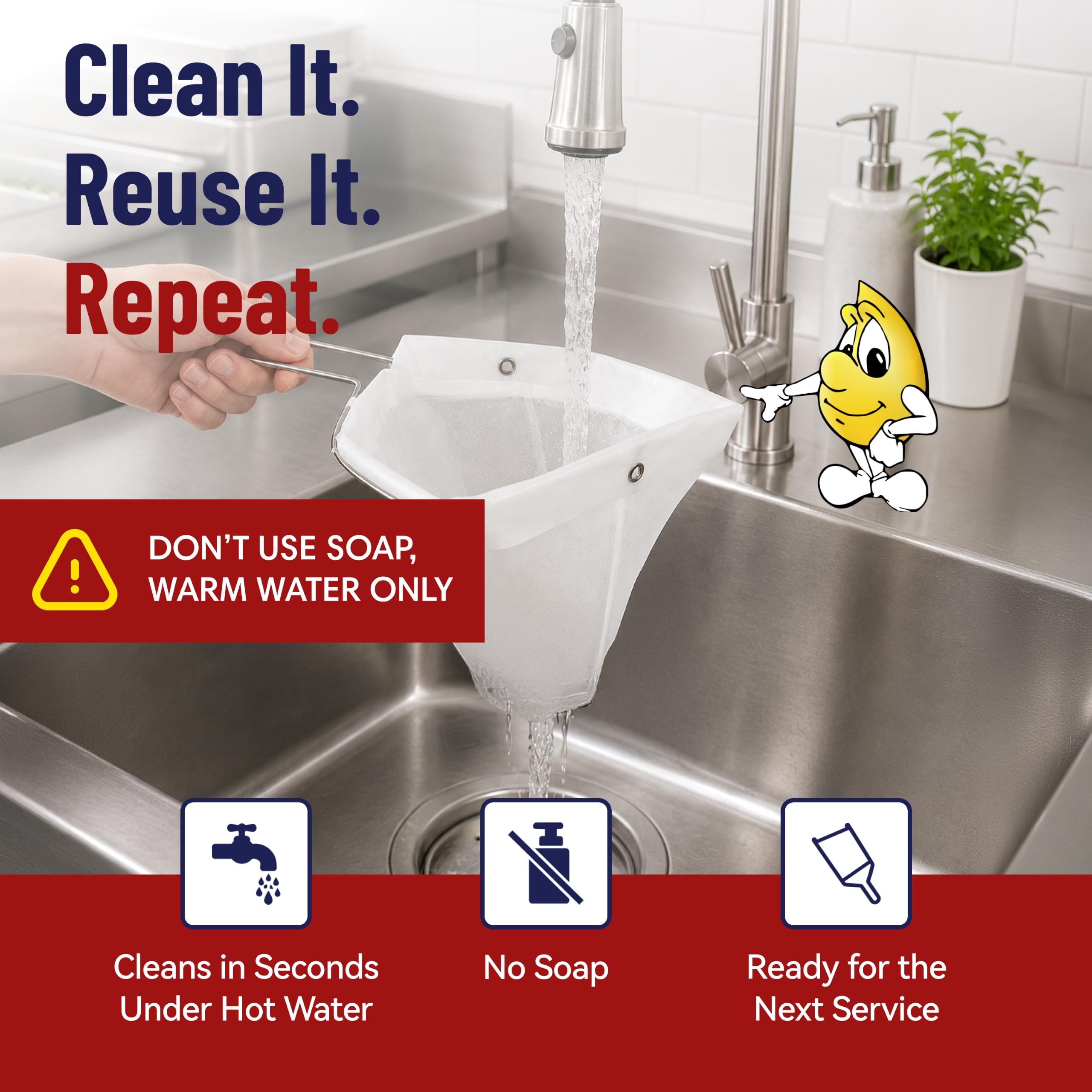 MirOil Deep Fryer Skimmer - Keep Oil Clean! -8 MirOil Deep Fryer Skimmer - Keep Oil Clean! -8
