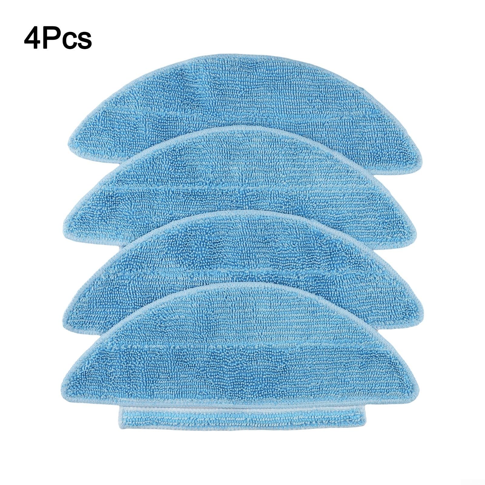 Piezas de repuesto lavables de microfibra para aspiradora robot MEDION X20 SW+ MD 11415, para aspiradora robot X21 SW+ MD 11500, accesorios de almohadillas de limpieza (paquete de 4)