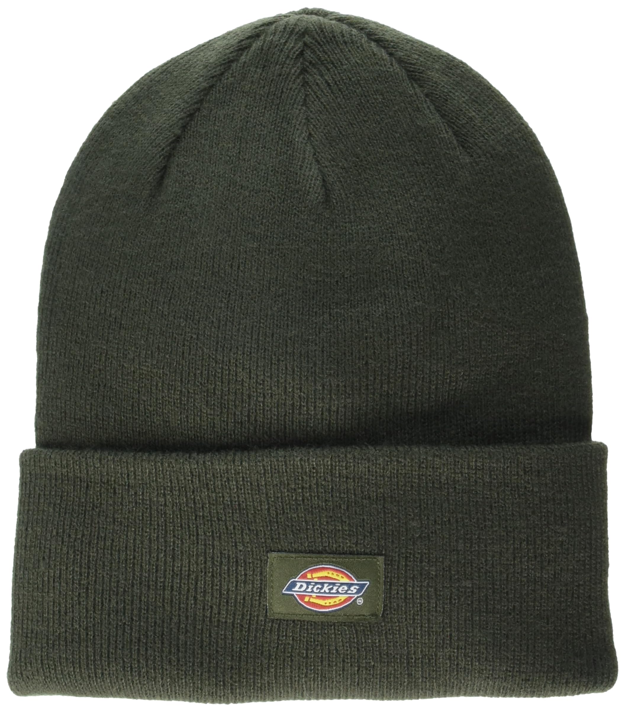 Dickies Men's Green Cuffed Beanie Hat, One Size