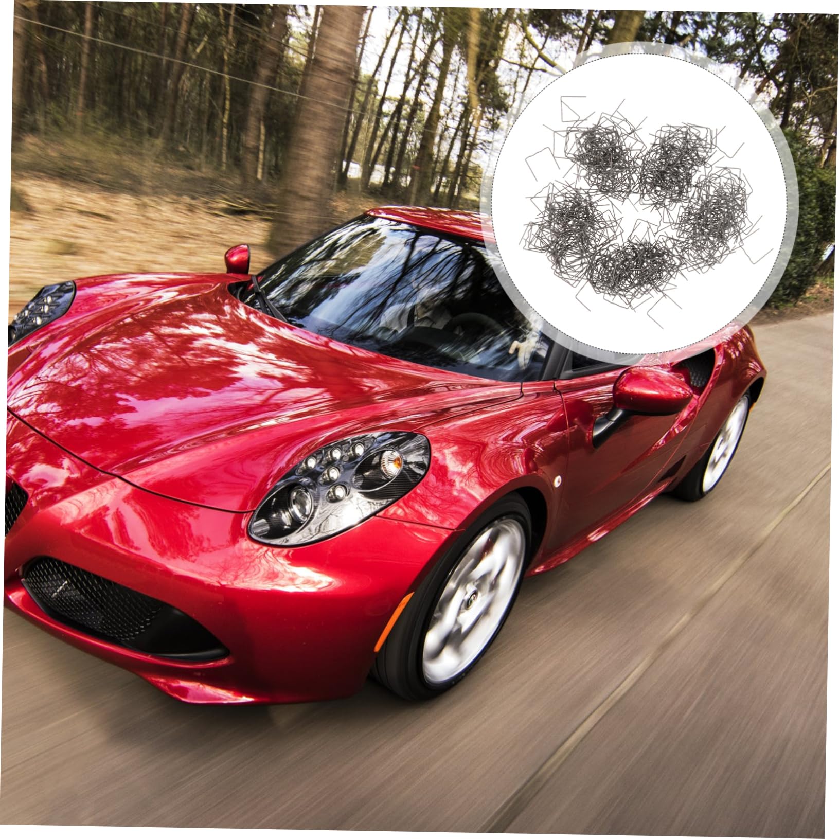 DOITOOL 500pcs Welding Studs and Wire Patches Stapler Car Repair Welding Rod Accessories Wave