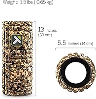 Vista 3 de TriggerPoint Grid 1.0 Foam Roller - 13" Multi-Density Massage Roller for Deep Tissue & Muscle Recovery - Relieves Tight, Sore Muscles & Kinks