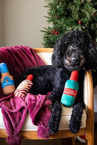 Miniatura 3 de Pearhead Holiday Spirits - Juego de juguetes para perros, juguetes de peluche con temática de espíritus, juguetes chirriantes para perros, juego de 3