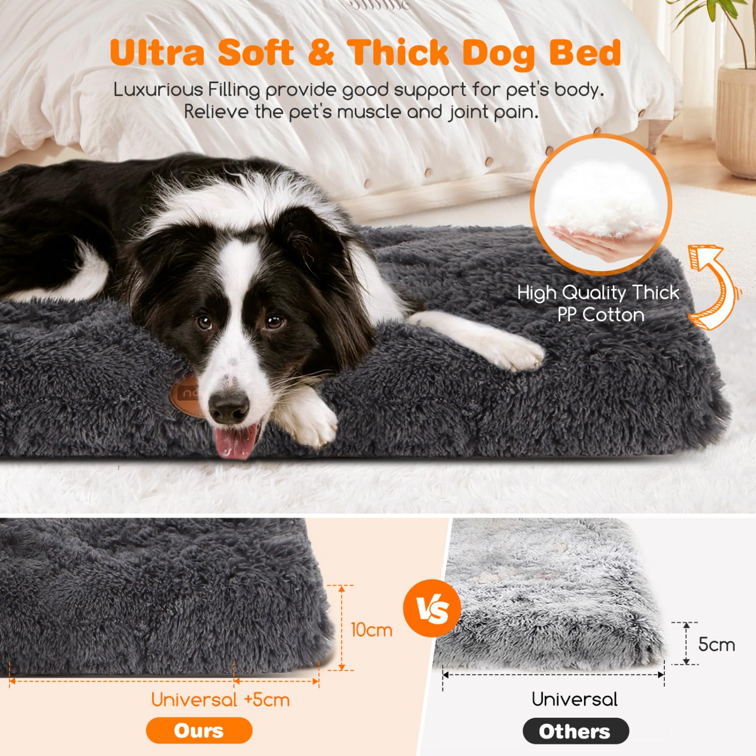 Nobleza Cama Para Perro De Tamaño Mediano, Tapete