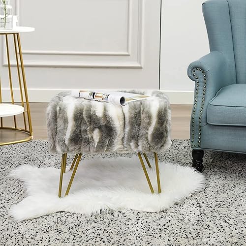 Miniatura 26 de Banco largo rectangular azul otomano suave de piel sintética de 46 x 16 x 22 pulgadas, taburete reposapiés peludo para dormitorio al final de la