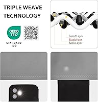 Vista 34 de NICETOWN Twinkle Stars Cortinas Opacas - Esencial para la Hora de la Siesta, Paneles de Cortinas para Tratamiento de Ventanas en Habitación