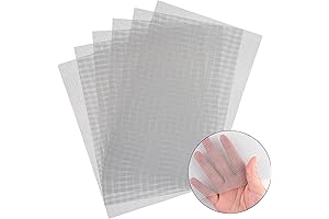 6 Pack 12x8 Aluminum Screen Roll, Sturdy No Rust Metal Mesh Screen...