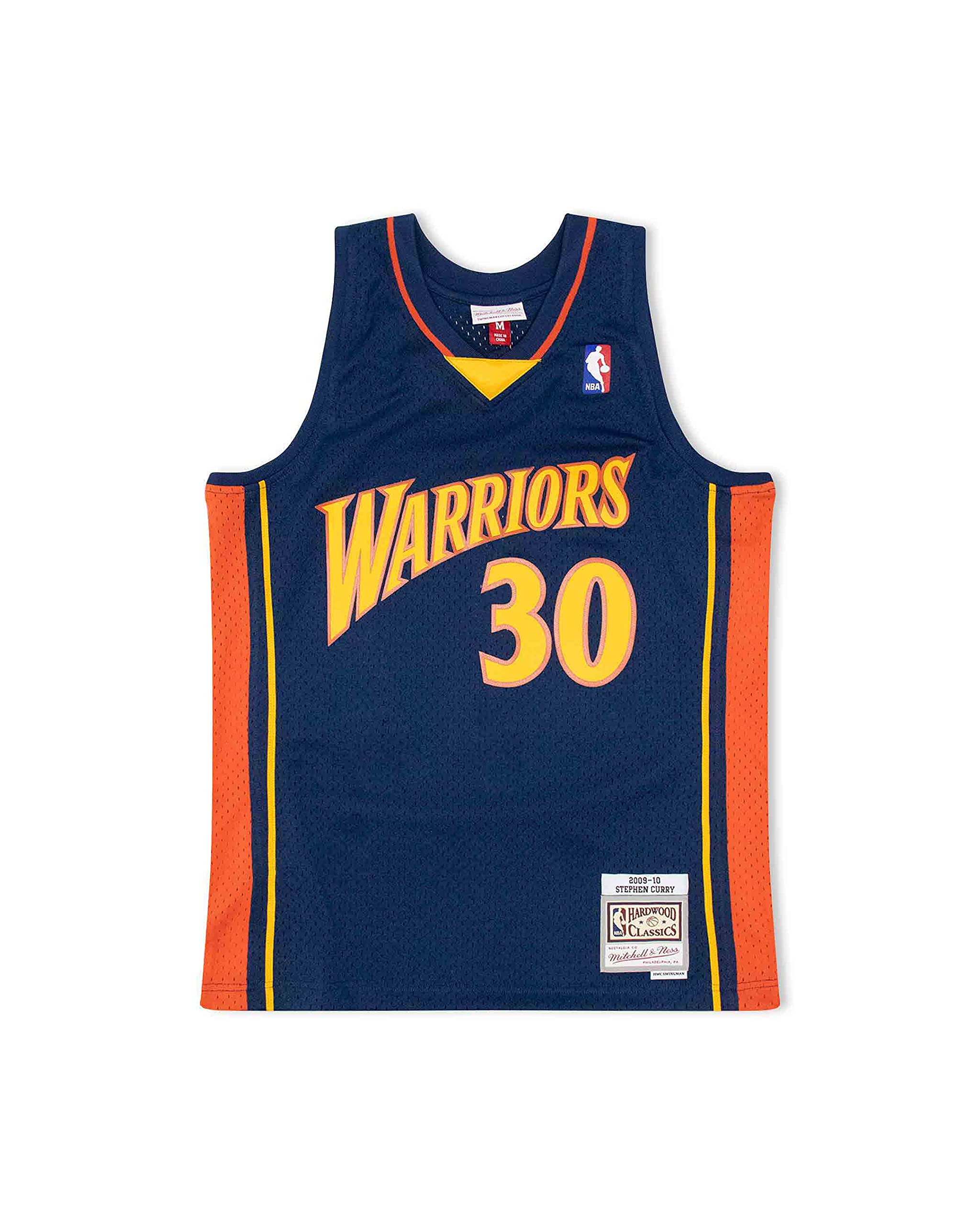 Mitchell & Ness Stephen Curry Golden State Warriors NBA Throwback Jersey - Navy