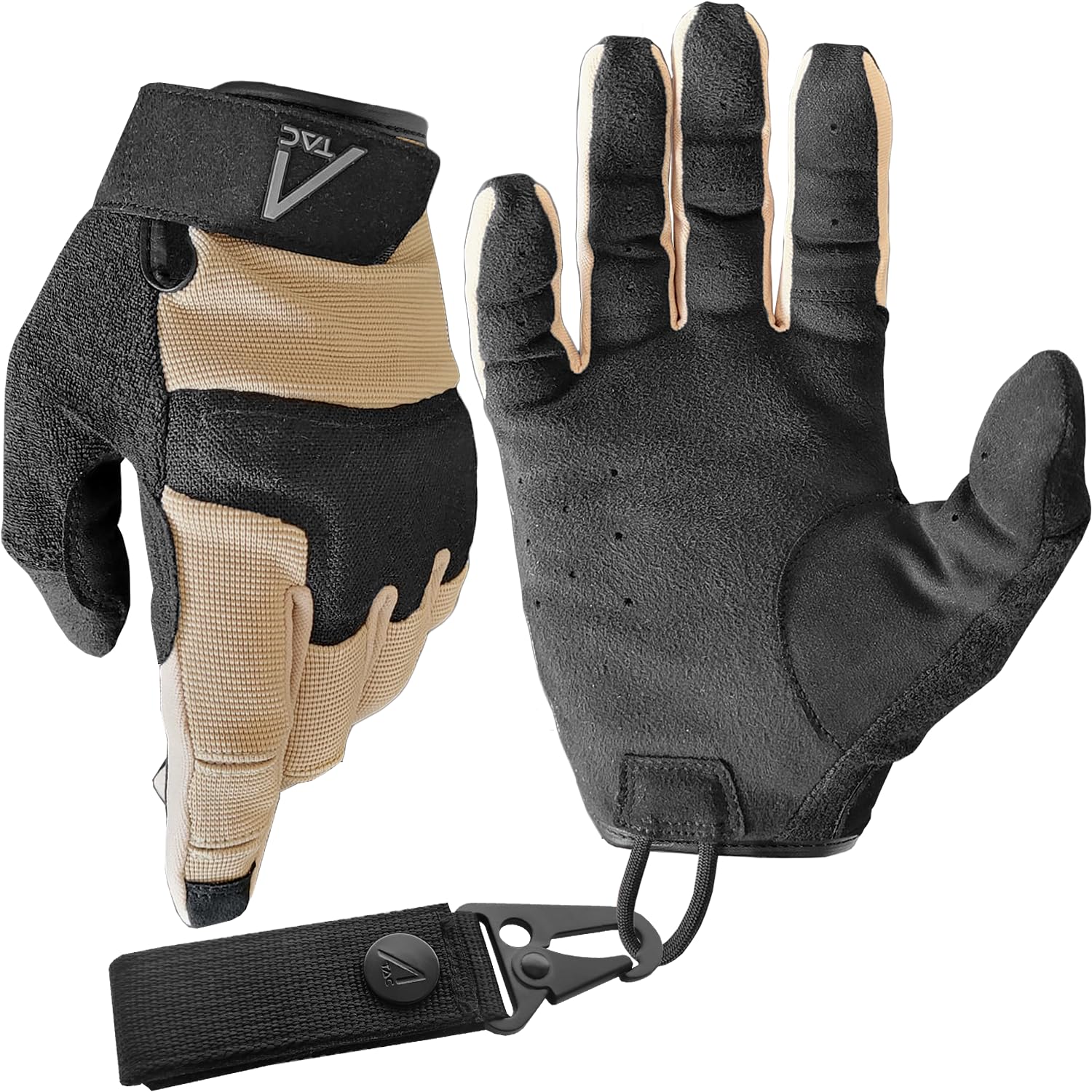 ACE Schakal Gants d'extérieur - Gants Tactiques pour l'Airsoft, le Paintball et le tir Sportif - Compatibles avec les écrans Tactiles - S - XXL - 1