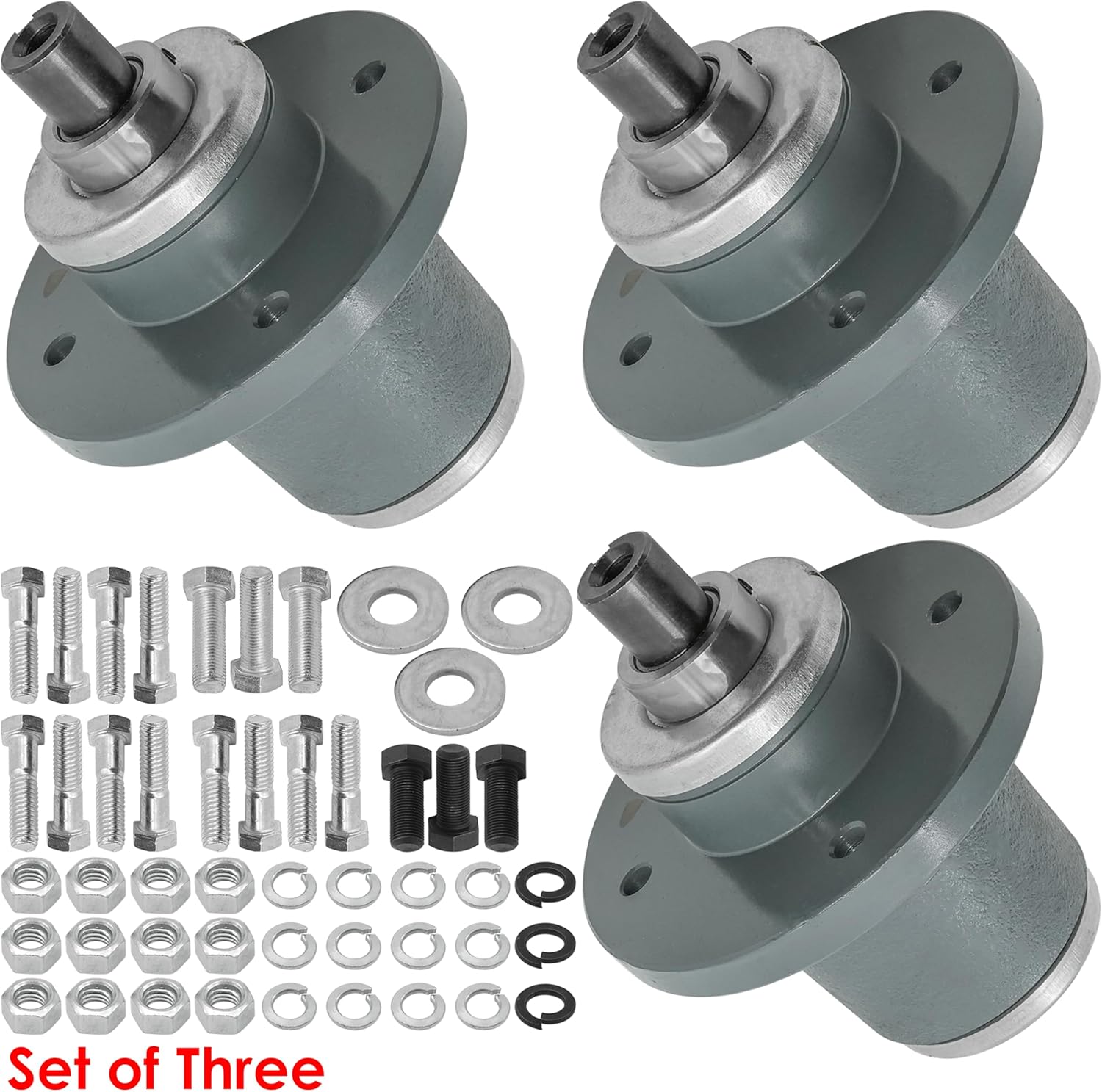 Caltric 3X Deck Spindle Compatible with Bad Boy Revolt 2023 48" 54" 61" / 037-4000-00 037-8000-00