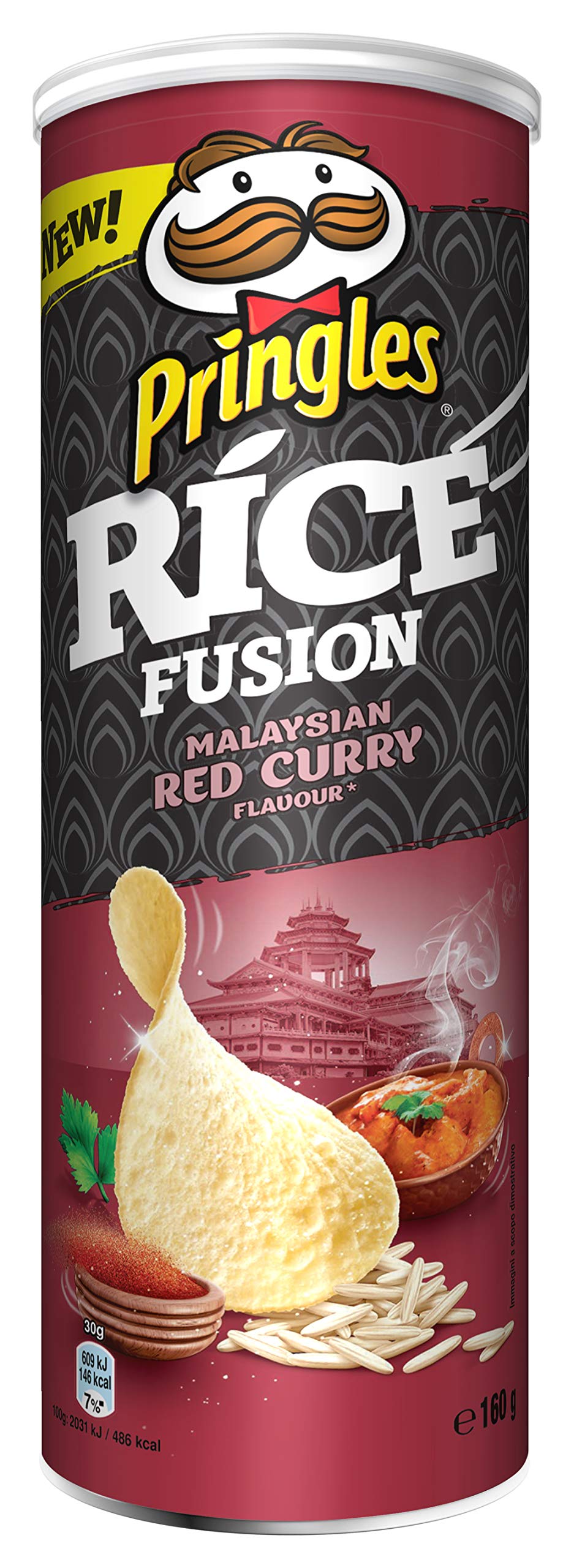 Buy Pringles Red Curry Pringles Crisps Rice Flavored Malaysian Red