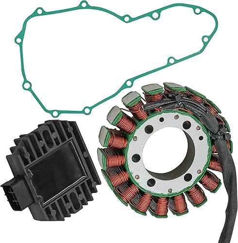 Miniatura 7 de Caltric Rectificador de estator y regulador con junta compatible con Kawasaki Versys 650 Kle650 2007-2014