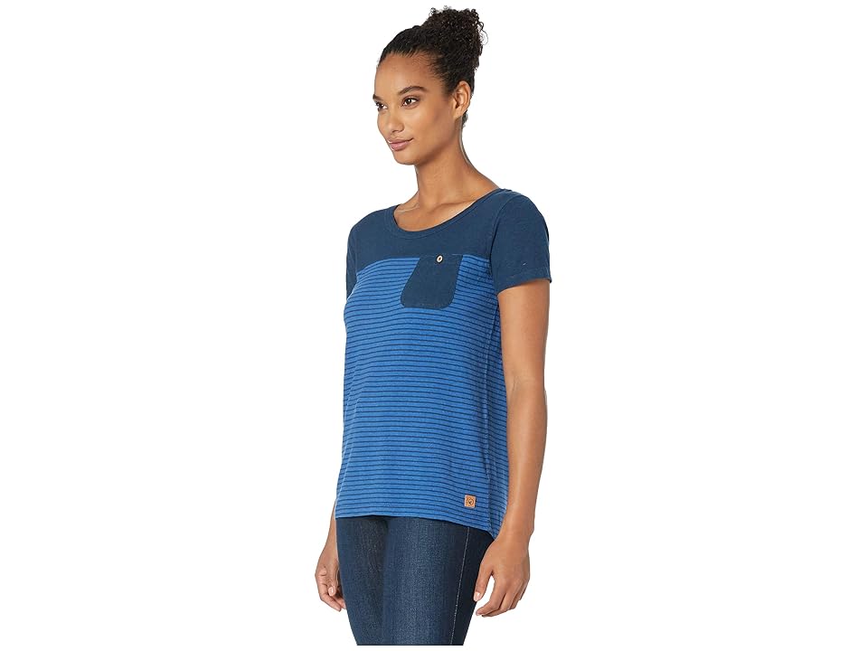 

tentree Piney Tee (Delft/Dark Denim) Women's T Shirt, Blue