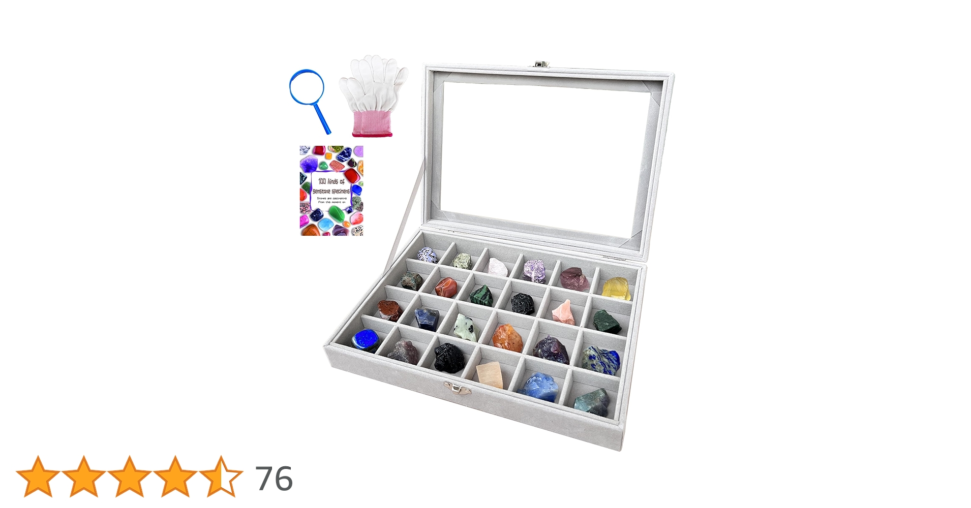 宝石用/コレクションボックス Amazon｜HEMYLU ロックコレクションディスプレイケース