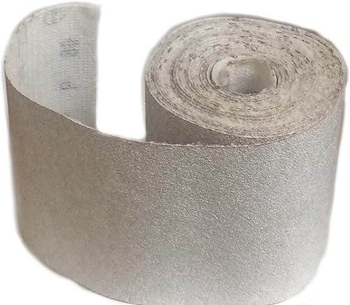 Sungold Abrasives 66833 Rollos de lijado de gancho y bucle para lijadoras de perfil de línea Karebac, grano 150 Premium Plus óxido de aluminio