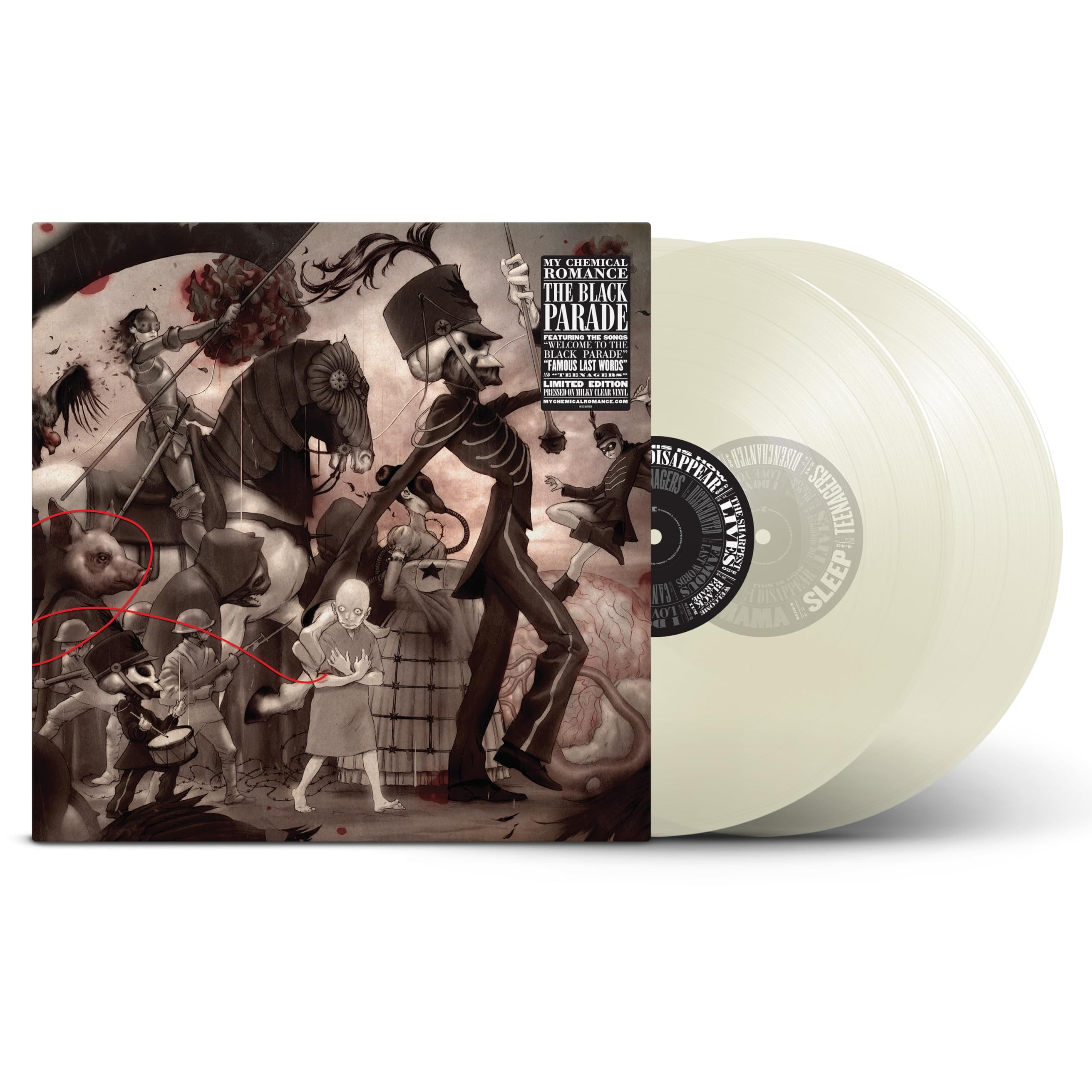 my chemical romance 限定版 レコード Amazon.co.jp: Black Parade - White Colored Vinyl: ミュージック