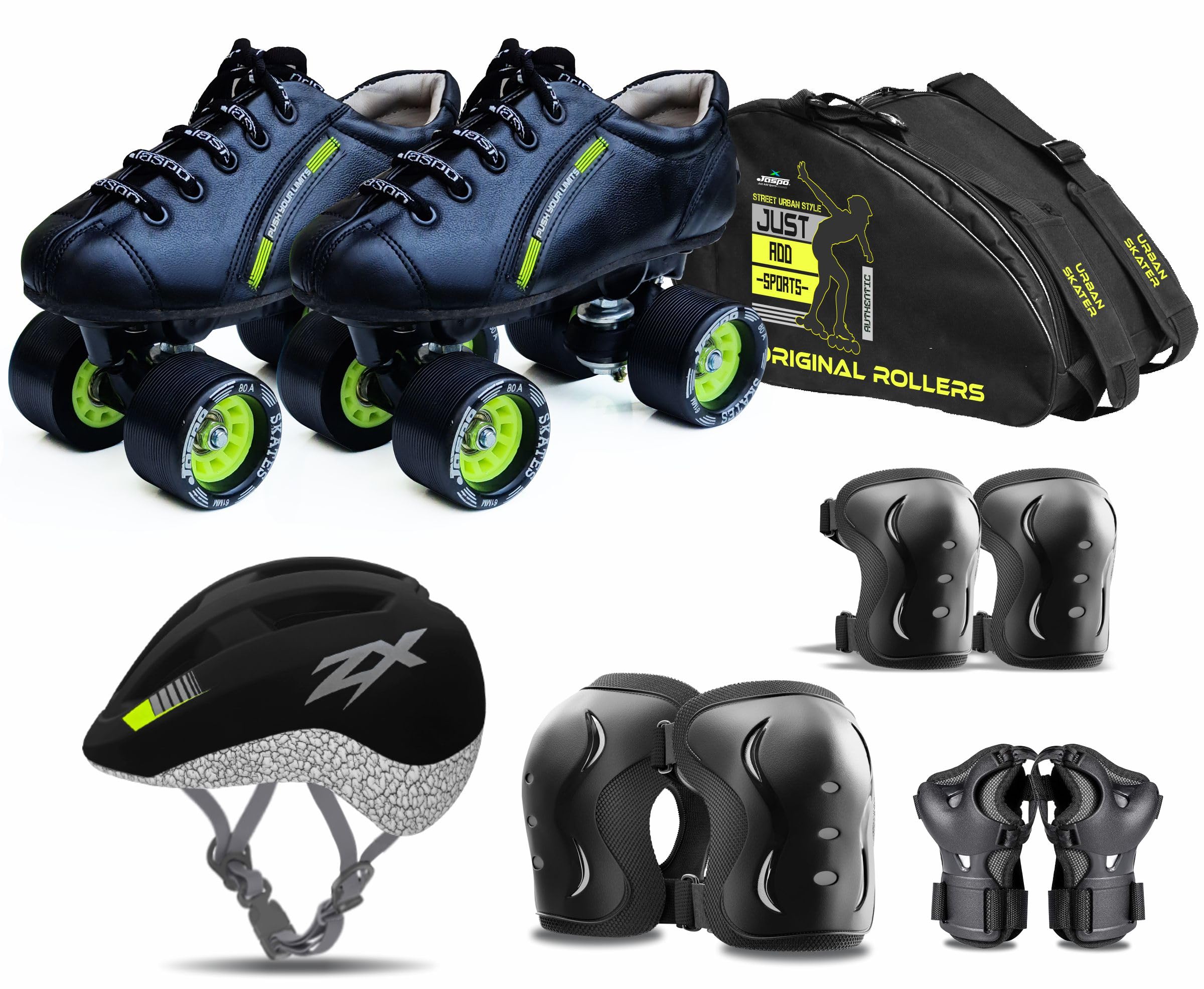 Jaspo Torque Pro Shoe Skate Combo(Shoe Skates+ Helmet+Knee+Elbow+Wrist+Bag) (SIZE-13 UK Junior (Age 6-7 yrs), Torque PRO) (B0CB4BG6QY) Amazon Price History, Amazon Price Tracker