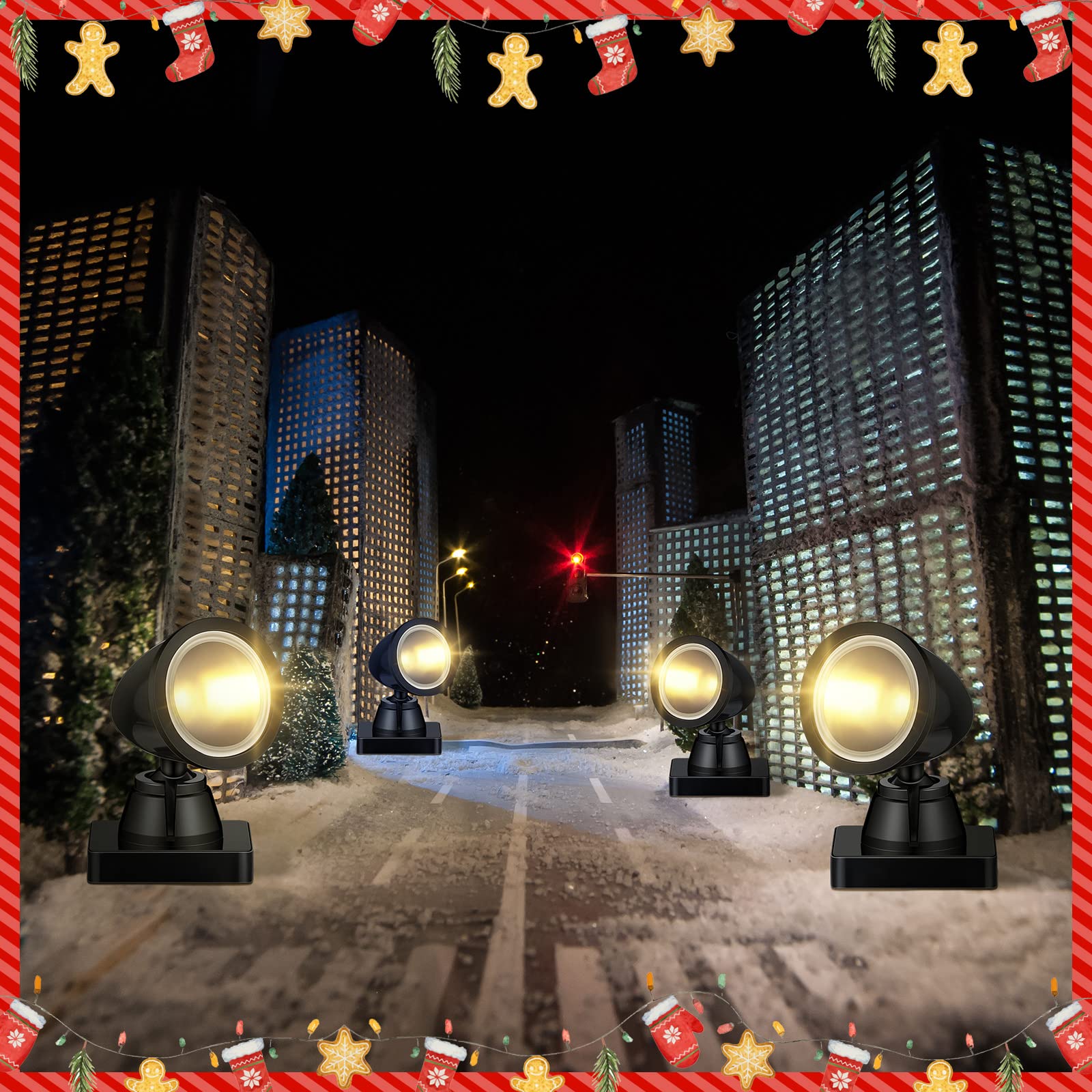 Amazon.co.jp : ビレッジビルディングライト クリスマスビレッジ