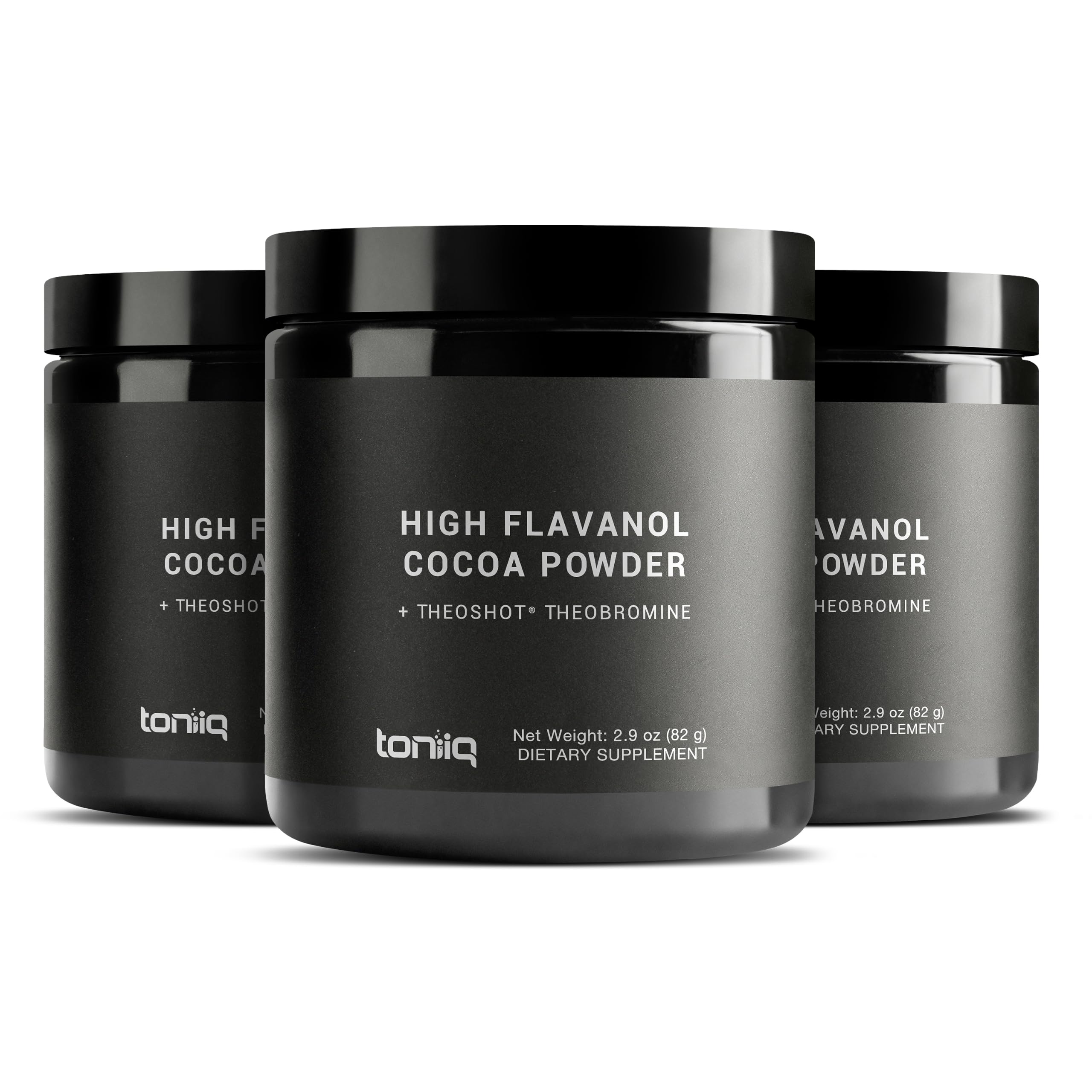 Ultra High Flavanol Cocoa Powder - 1,000mg Verified Flavanols per Scoop from 40% Standardized Cocoa Extract - 2,600mg Total Cocoa Actives with 300mg Theobromine - Third Party Tested - 90 Servings